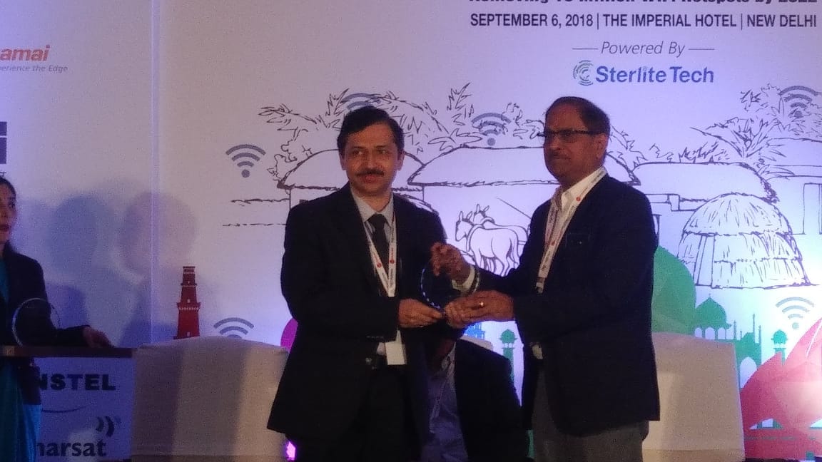 RailTel won the Voice & Data Leadership Award 2017 in the 